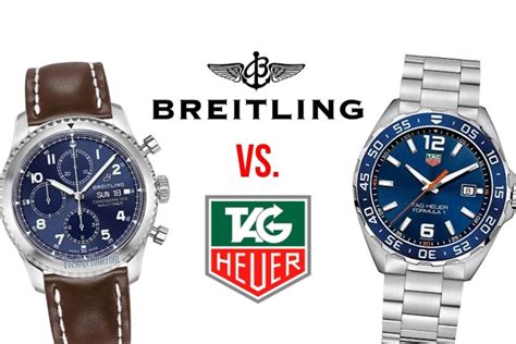 breitling watches vs tag heuer|Breitling vs. Tag Heuer Watches (Here’s EVERYTHING You .